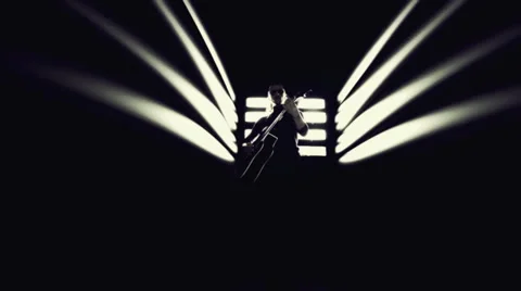 The man playing the guitar (different views) Video stock 36880927