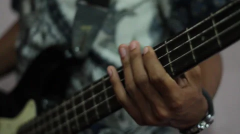 Man Playing the Guitar Stock Footage 32282684