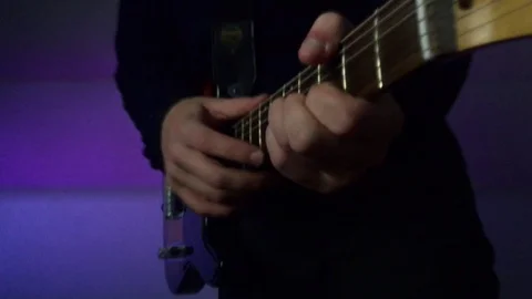 Man playing with guitar 動画素材 70642191