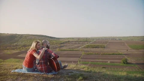 Man playing guitar Video stock 75257853