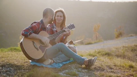 Man playing guitar Video stock 75257917