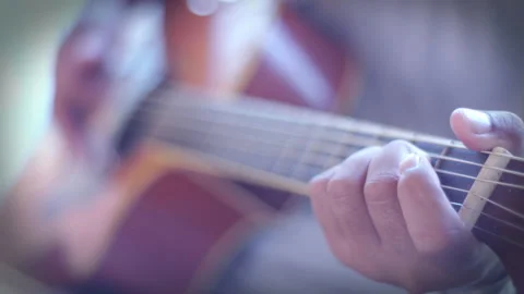 Man playing guitar  Video stock 148647395