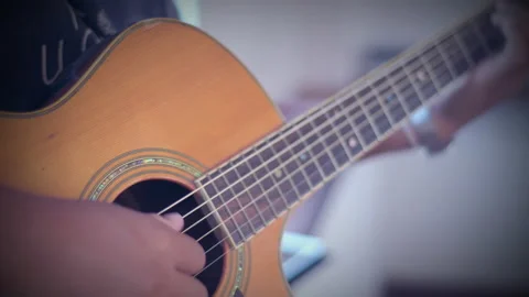 Man playing guitar  Stock Footage 148648310