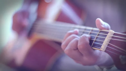 Man playing guitar  Video stock 148651751