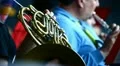 A man playing on horn HD Footage