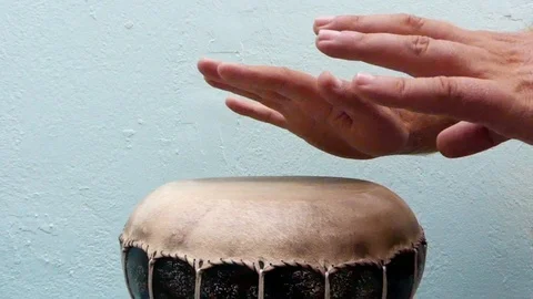 Man playing percussion instrument Stock Footage 118014008