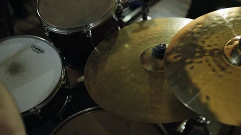 Man Playing Percussion Instruments Stock Footage 72236802