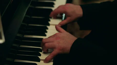 Man Playing Piano Video stock 32420067