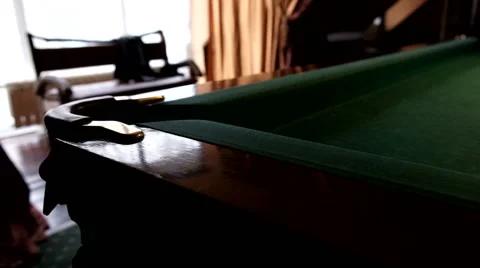 Man playing pool, billiards Stock Footage 61936479