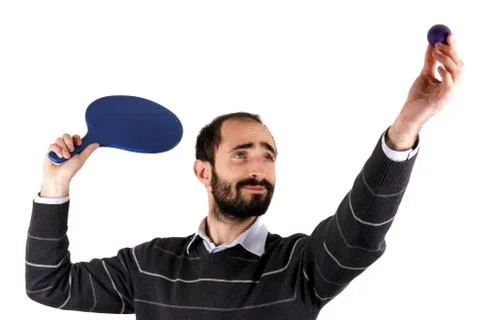 Man playing rackets Stock Photos