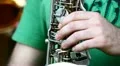 A man playing on saxophone HD Footage
