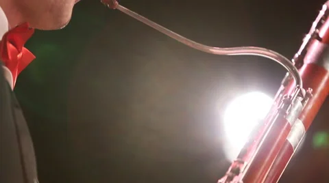 A man playing the saxophone Stock Footage 45174568