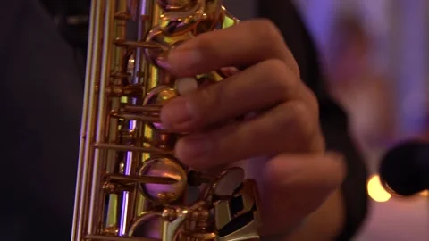 Man playing the saxophone. Stock-Footage 132239152