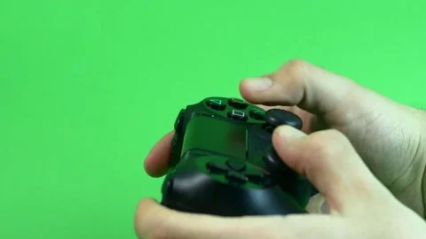 Man Playing A Video Game, Hand's Detail ... | Stock Video | Pond5