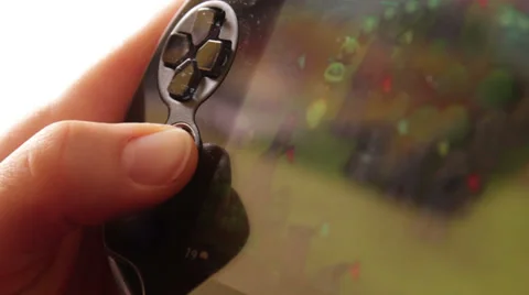 Man playing video game - man playing video game console 04 Stock Footage 36270349