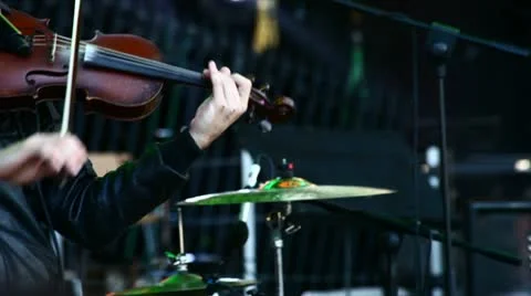 A man playing on violin Stock Footage 11032207