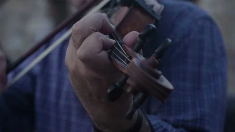 Man playing violin Stock Footage 77446498