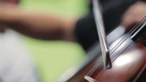 Man Playing Violoncello Stock Footage 71986657