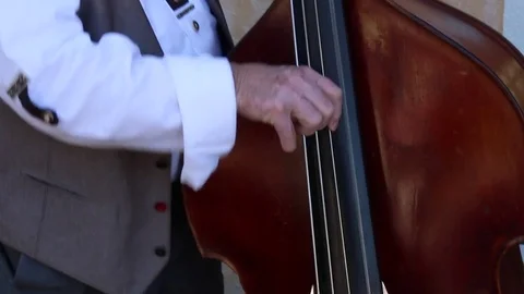 Man playing Violoncello instrument Stock Footage 71204460