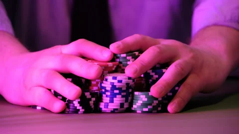 The man plays in the casino. Stock Footage 155558676