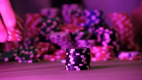 The man plays in the casino. Stock Footage 155558801