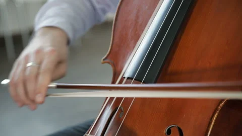 Man plays cello Stock Footage 100689000
