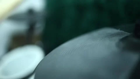 Man plays the drums. Stock-Footage 131232036