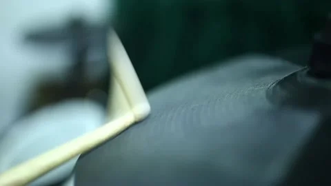 Man plays the drums. Stock-Footage 131232049