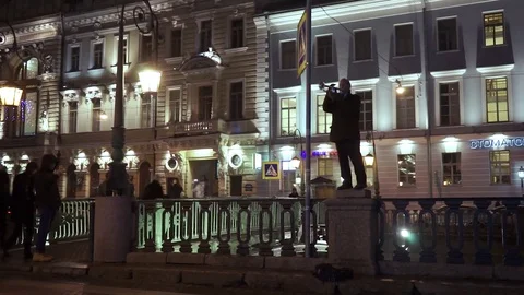 Man plays music Stock Footage 73593005