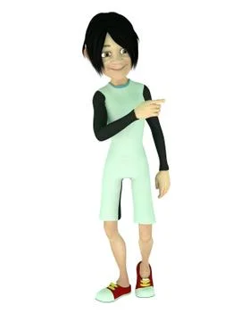 A man is pointing fingers 스톡 일러스트