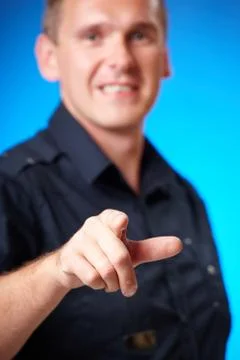 Man pointing Stock Photos