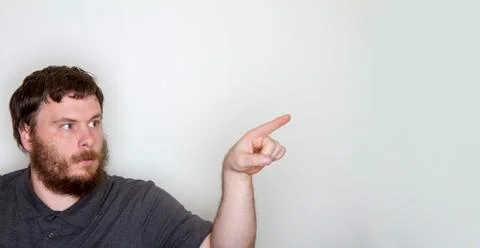 Man pointing Stock Photos