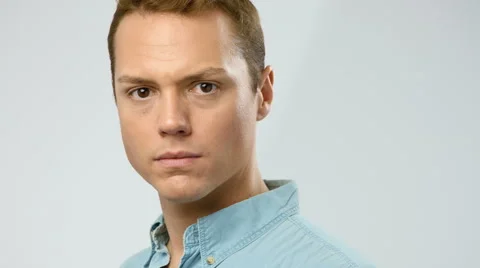 Man points to the camera Stock Footage 42238368