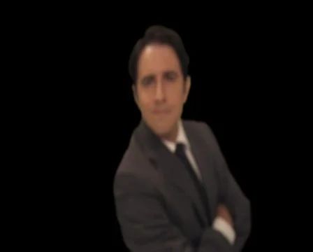 Man points forward Stock Footage 754756