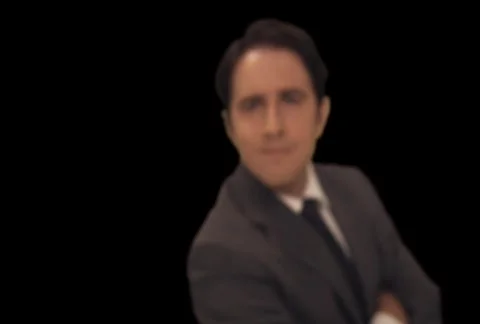 Man points forward Stock Footage 754757