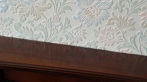 Man Polishing a Mantelpiece (Model Released) Video stock 1037691