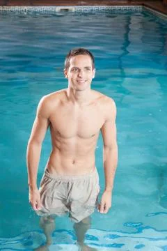 Man in the pool Фото