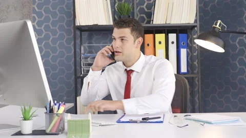 Man with poor communication skills. Stock-Footage 220163683