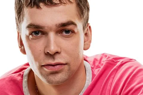 Man portrait close Stock Photos