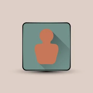 Man portrait icon Stock Illustration