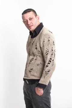 Man portrait looking at camera Stock Photos