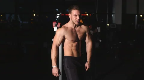 A man poses on camera Stock Footage 62220675