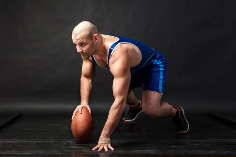 Man  posing on black isolated Stock-Fotos