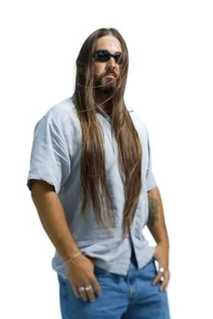 Man posing Foto stock