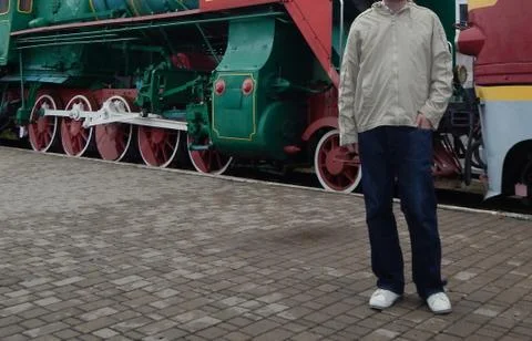 Man posing in various poses for the camera 库存照片