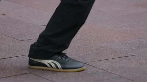 Man practicing Qigong Stock Footage 58304416