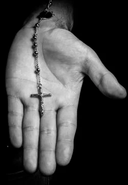 Man praying Stock Photos