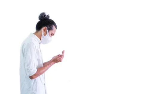 Man praying Foto stock