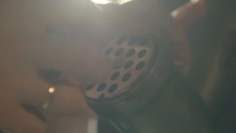 Man prearing tools for cooking. Stock Footage 91854562