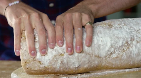 Man prepairing a healthy lunch while at home. Stock Footage 63018197